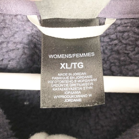 The North Face 'Crescent' Full Zip Up Fleece Jacket Sweatshirt Coat Purple - XL - Picture 8 of 12